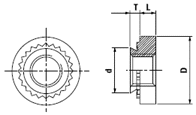 Self-clinching fasteners Self-clinching fasteners