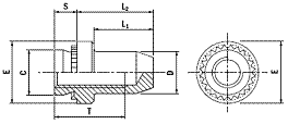 Self-clinching fasteners Self-clinching fasteners