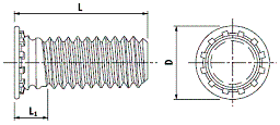 Self-clinching fasteners Self-clinching fasteners