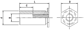 Self-clinching fasteners Self-clinching fasteners