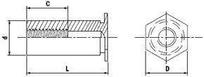 Self-clinching fasteners Self-clinching fasteners