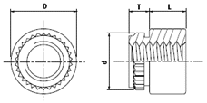 Self-clinching fasteners Self-clinching fasteners